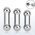 0G 00G 316L Surgical Steel Internally Threaded Tongue Ring Barbell