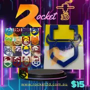 North QLD Queensland Cowboys NRL Logo Plaque 3D Printed
