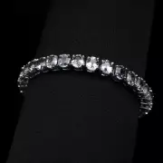 Alchemical Color Change Sapphire 40.50Ct 925 Sterling Silver Handmade Bracelets