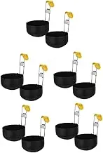 Cabilock 5sets Portable Egg Single Egg Boiler Poached Holder Stainless Steel Kitchen Tool 2pcs*5