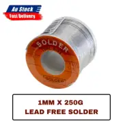 ZD1624B DOSS 1Mm X 250G Lead Free Solder Wire Sn99.3% Cu0.7% Flux2.2% 99.3% Tin