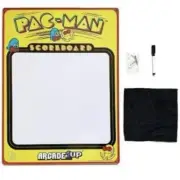 PAC-MAN Tin Scoreboard with Dry Erase Kit ARCADE1Up Whiteboard 18"x24"