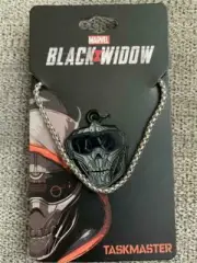 Marvel Black Widow Taskmaster Mask Necklace