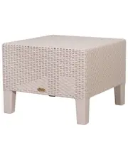 Lagoon Magnolia Rattan Side Table