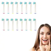 16pcs Replacements Electric Toothbrush Heads Compatible with Oral B-Style 4