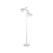 Oriel Lighting Vespa Twin Floor Lamp - White 25cm