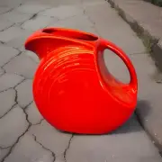 Fiesta ware Round Disc Pitcher Red