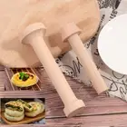 Baking Supplies Egg Tart Tamper Pastry Pusher Wooden Egg Tart Mould Cake Tools