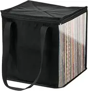 LP Storage Organizer Box, Vinyl Album Storage Box, Vinyl Record Storage Crate, LP Storages Organizer Crate With Lid, Decorative Moving Boxes, Perfect and for Records