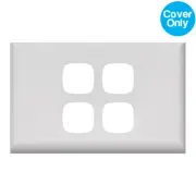 HPM Excel 4 Gang Light Switch White Cover | XL770/4PLWE