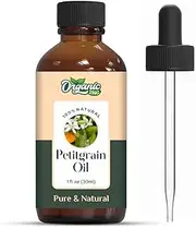 Organic Zing Petitgrain (Citrus aurantium L.) Oil | Pure & Natural Essential Oil for Aroma, Diffuser & Skincare- 30ml/1.01fl oz