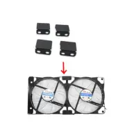 4x Fan grille plastic Mounting Joiners / Bracket Crypto Mining Rig pc fan