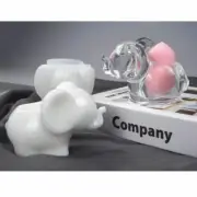 Elephant Silicone Sponge Blender Holder Mold