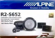 Alpine R2-S652 - R-Series 6.5" 2-Way Component Speaker System