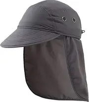 [Magracy] Men's Summer UPF 50+ Fishing Cap with Neck Flap Sun Protection Cap