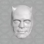 Daredevil Born Again v1 custom head for 1:6 1:10 1:12 1:18 action figures