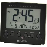 在飛比找PChome24h購物優惠-日本麗聲鐘-工業設計日期溫度顯示電子鐘