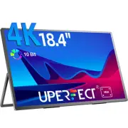 4K Portable Monitor 3840x2160 Laptop Screen 18.4" 100%sRGB HDMI USB C Monitor