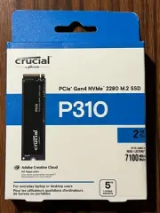 New Crucial P310 2TB 2280 PCIe Gen4 3D NAND NVMe M.2 SSD – Up to 7,100 MB/s