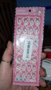 Sanrio My Melody Sweet Holiday Sticker Pack Cute Mini Stickers Sheet Unbranded