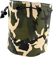 KiBcsLic Golf Ball Bag with Drawstring and Drawstring Closure, Multi-Purpose Holder Made of PU, Storage Bag for Laundry, Tennis, Women and Men,