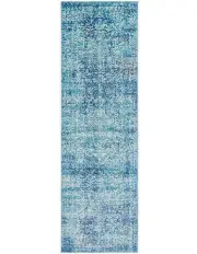 [Rug Culture] Evoke Muse Transitional Runner Rug in Blue