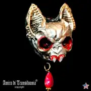 Dark Gothic Jewelry Punk Talisman Necklace Amulet Pendant Bat Vampire Satanic
