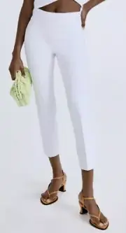 SPANX On The Go Ankle Slim Straight White Tummy Shaping Pants Womens Sz S M L XL