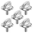 5304525746 5x Gas Cooktop Stove Knobs Switch Part For Frigidare FFGC3026SBC