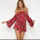Angel Biba Moon Phase Off The Shoulder Romper Austrailian Size 10 NWT
