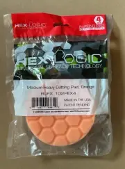 4 Inch Sponge Hex-Logic Buffing Medium To Heavy Cutting Pad