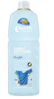 2 x Earth Choice Pure Soft Fabric Softener 1L