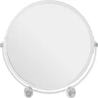 在飛比找PChome24h購物優惠-Premier 雙面立式桌鏡(白)