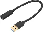 USB C Female to USB A Male Adapter, USB Male to TypeC Female Charging Adapter 5Gbps Data Cable, 20CM, Compatible with Tablets, Phones, Laptops