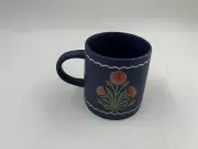 Place & Time Ceramic 16oz Blue Flower Coffee Mug CC01B38025