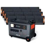 Blackview Oscal Powermax 3600+4*PM200 Power Station Solar Panel Kit 3600Wh to 57600Wh LiFePO4 Battery Pack Power Bank wi