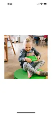 THE FRECKLED FROG Whizzy Dizzy - Durable Sit and Spin Toy for Preschoolers New