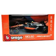 Bburago Formula Racing 2023 Mclaren MCL60 #4 Lando Norris 1:43 Scale Diecast Vehicle