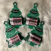 Lot Of 4- Chapstick Holiday Tree Lip Balm Candy Cane Flavor Total Of 16 Tubes
