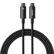 Baseus Tungsten Gold 240W Type-C to Type-C Cable PD3.1 Power Delivery Fast Charging Data Transmission Tinned Copper Core