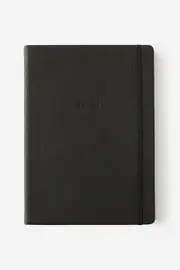 [Typo] Typo - Personalised A4 Buffalo Journal - Black SOLID BLACK