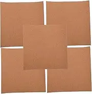 GLEAVI 5pcs Self Adhesive Cork Board Tiles for Wall Decor Easy Install Photo Tiles Cork Mats Multifunctional Bulletin Board for Office Boys and Girls Room
