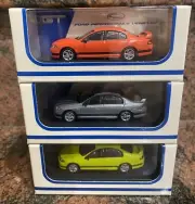 1:64 Biante 3x Ford FPV BA GT Falcon with Black stripes