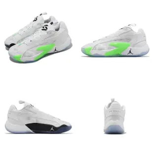 【NIKE 耐吉】籃球鞋 Jordan Luka 2 PF 白 螢光綠 男鞋 Trick Shot D77(DX9012-103)