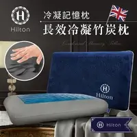在飛比找PChome商店街優惠-Hilton 希爾頓 夏威夷海灘系列 長效冷凝竹炭記憶枕(B