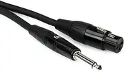 Hosa Pro REAN XLR3F to 1/4 in TS Microphone Cable, 25 Feet