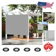 Custom 17' x 24' Light Grey Shade Cloth with Grommets - Ideal for Outdoor Spaces