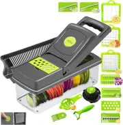 15In1 Vegetable Chopper Kitchen Vegetable Slicer Dicer Cutter Onion Food Chopper