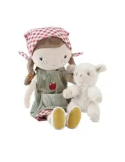 [Little Dutch] Cuddle Doll Farmer Rosa with Sheep Plush Toy 35cm