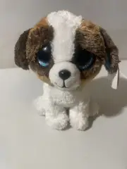 Ty Beanie Boos 6” -DUKE St. Bernard Born May 20th Puppy Dog NWT